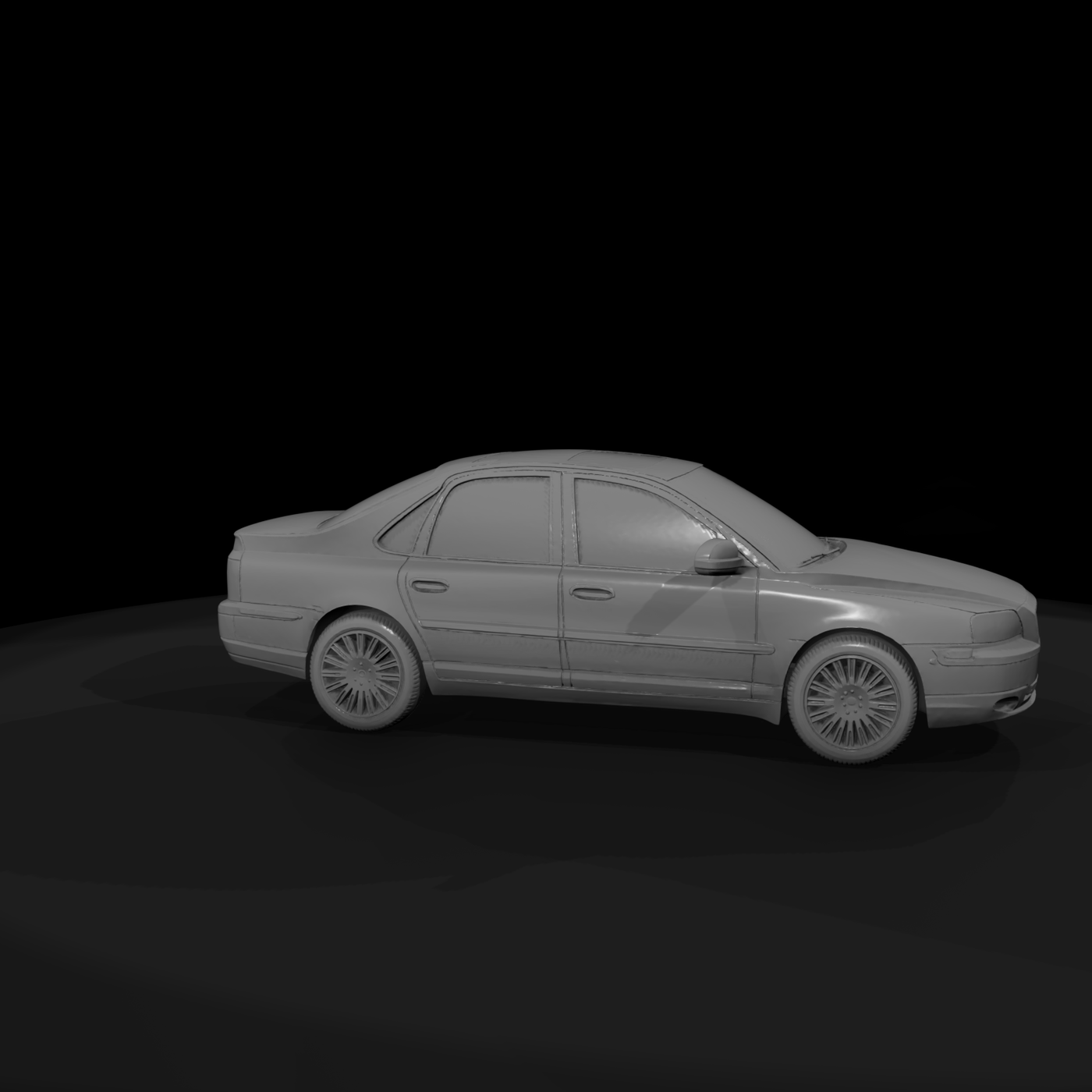 Volvo S80 Sedan Model for Dioramas & HO Layouts
