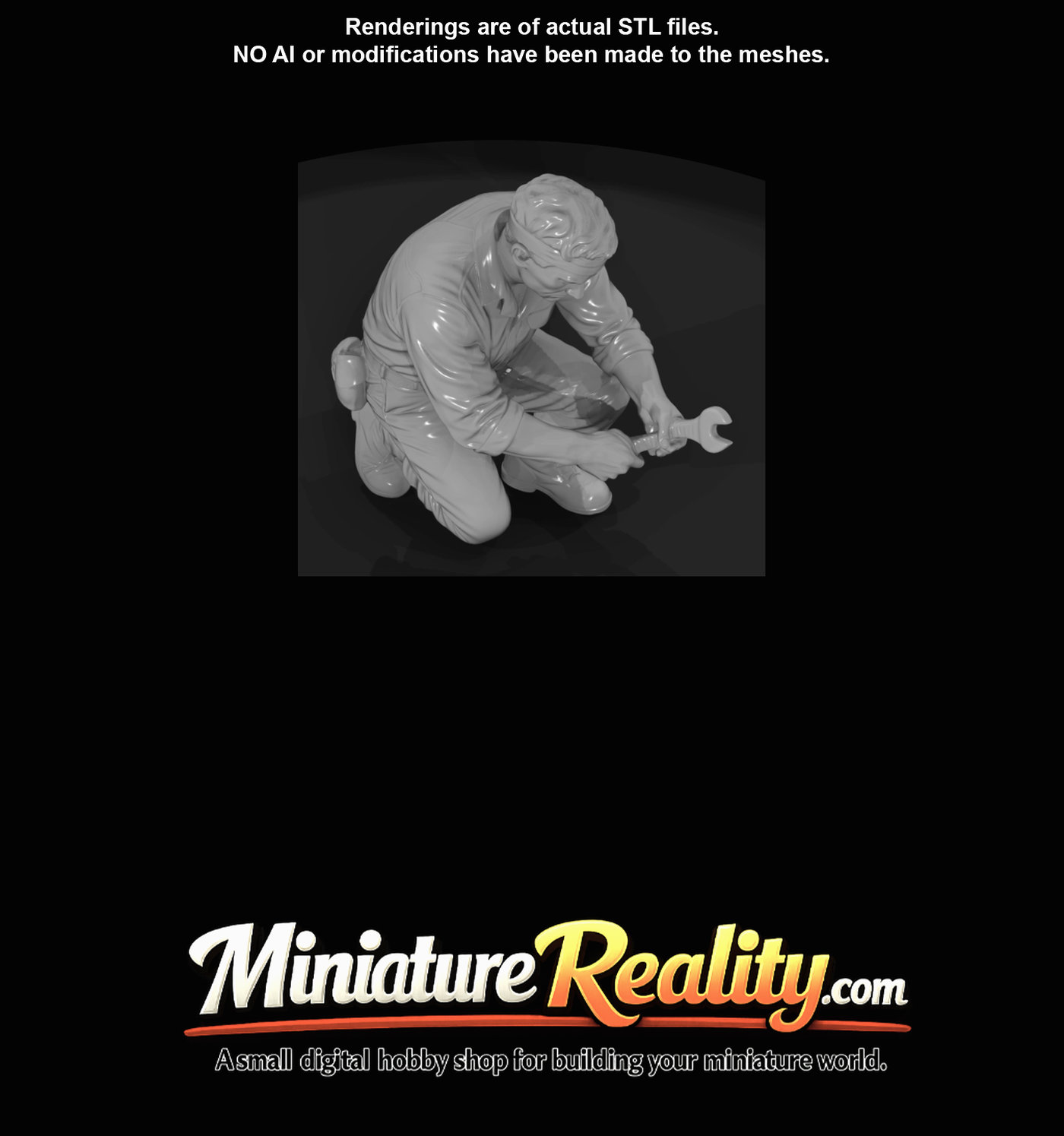 Military Soldier Figure(1940s) — Mechanic