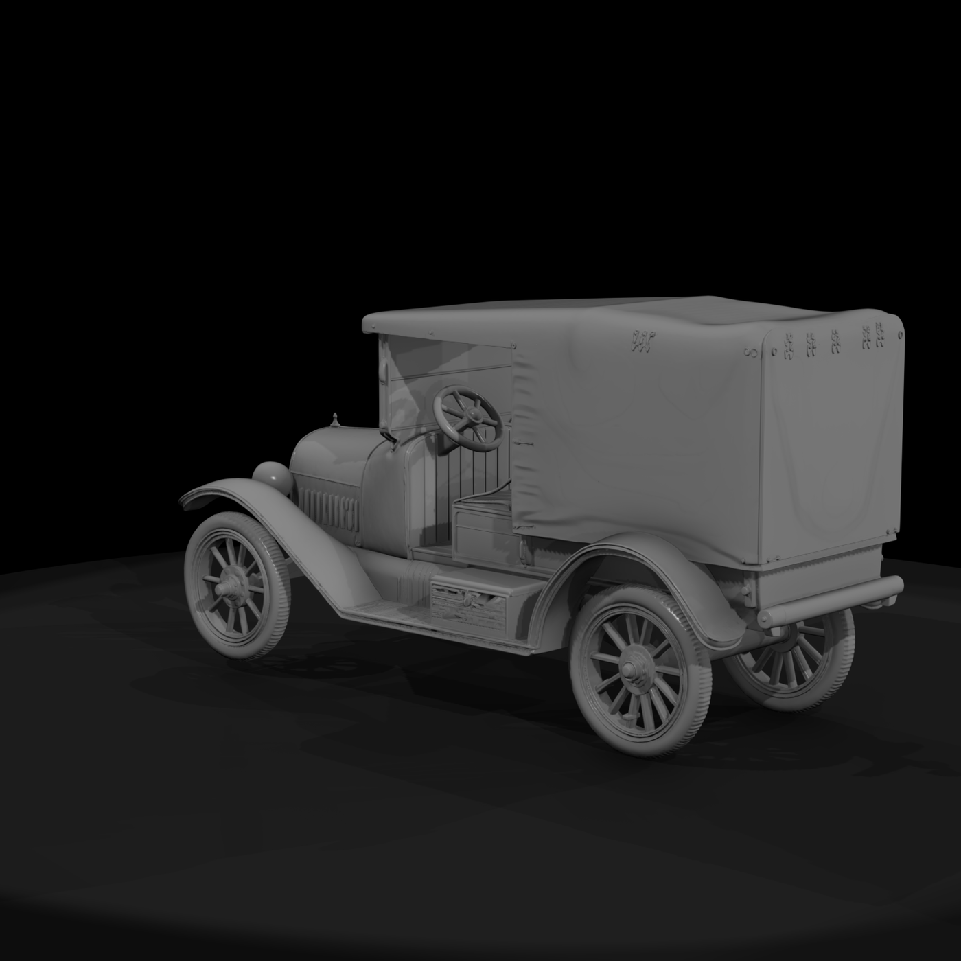 WWI‑Era Field Ambulance for Dioramas & Layouts