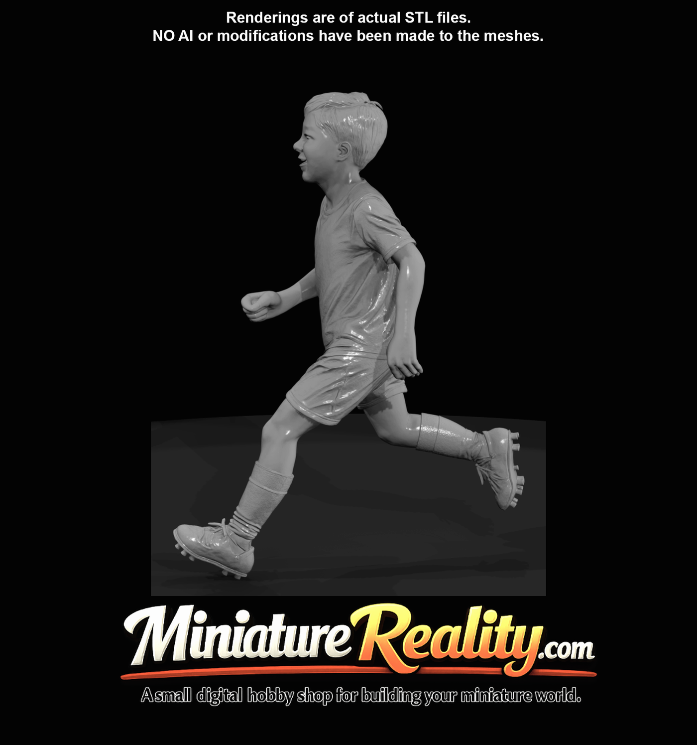 Youth Soccer Game - Boy