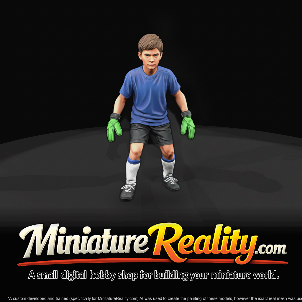Youth Soccer Player Figure (estimated) — Boy