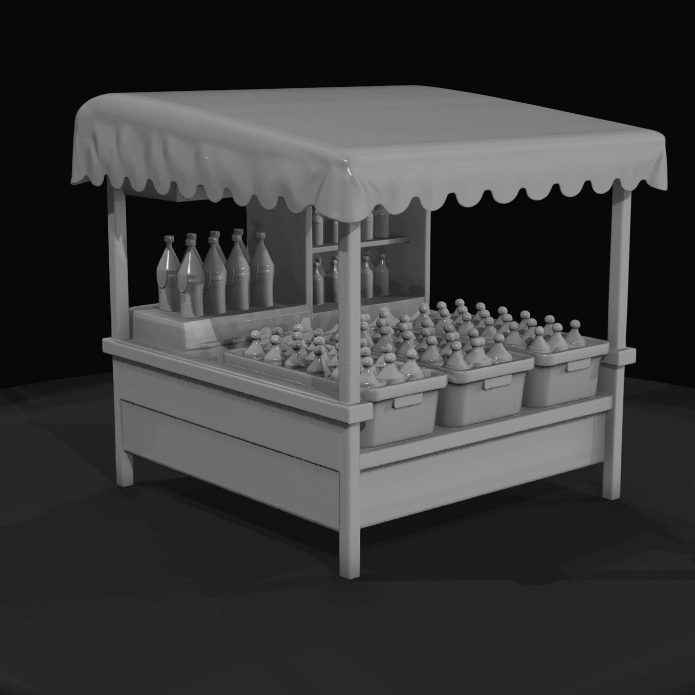 A Bunch Of Soda Stand (mid-20th century)