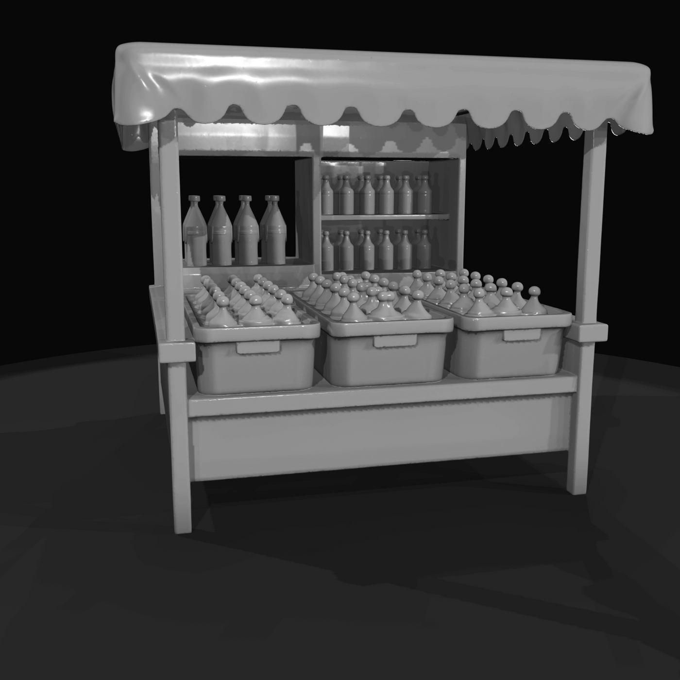 A Bunch Of Soda Stand (mid-20th century)