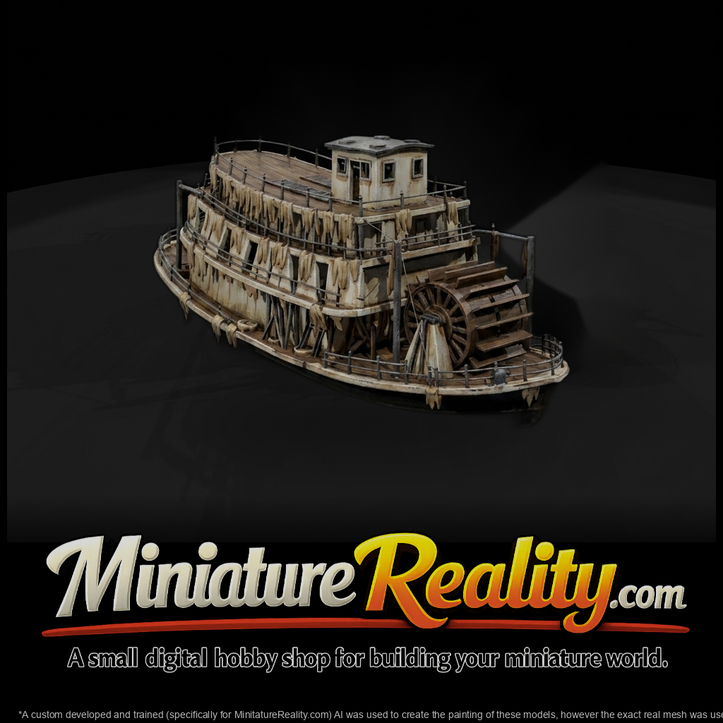 Abandoned Paddle Steamer