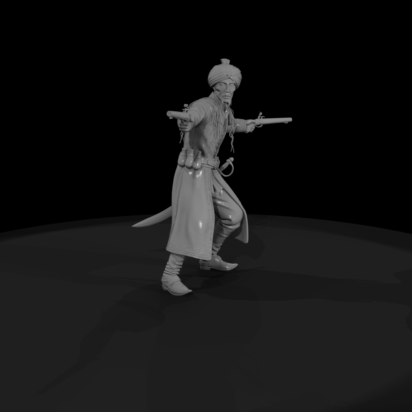 Abdul al‑Khayr — Undead Pirate Marksman