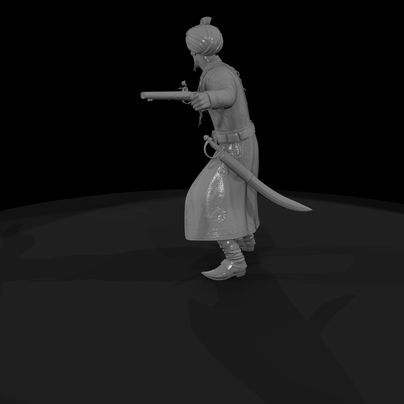 Abdul al‑Khayr — Undead Pirate Marksman