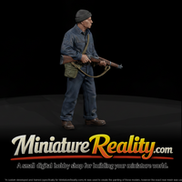 Armed Merchant Mariner miniature, three-quarter view — thumbnail 1