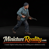 Armed US Merchant Mariner miniature, three-quarter view — thumbnail 1