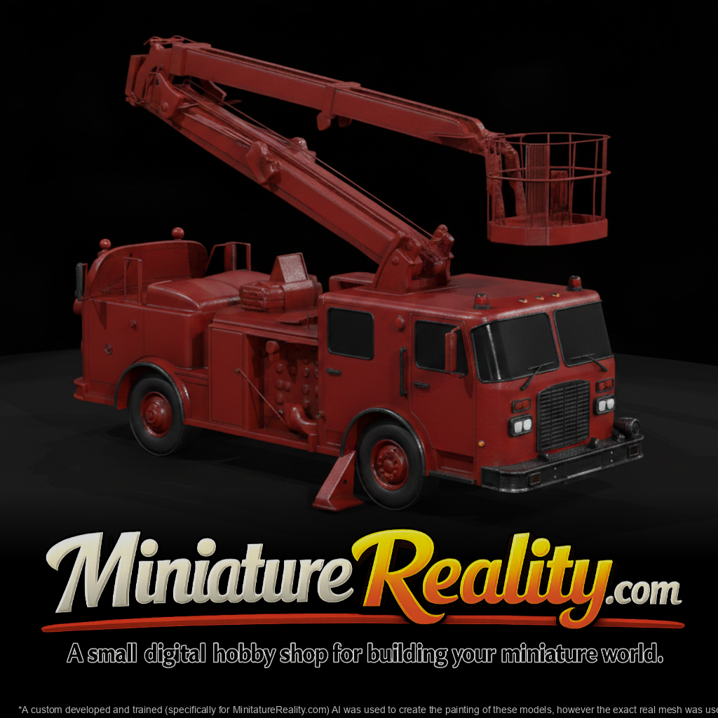 aerial-ladder-fire-truck-3d-printable-miniature-620680
