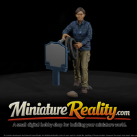 Worker Water Cart Servicer miniature, three-quarter view — thumbnail 1