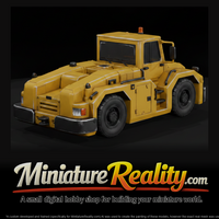 Airport Aircraft Pushback Tug miniature, three-quarter view — thumbnail 1