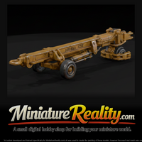 GSE Aircraft Towbar miniature, three-quarter view — thumbnail 1