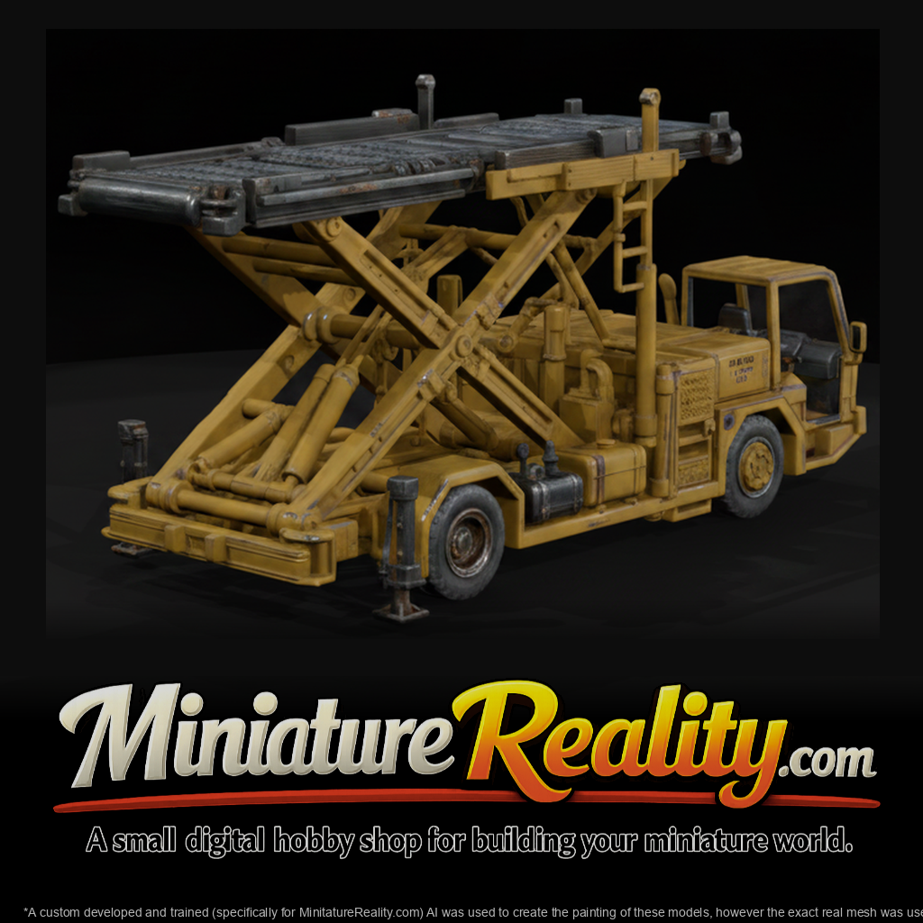 GSE Container High Loader miniature, three-quarter view
