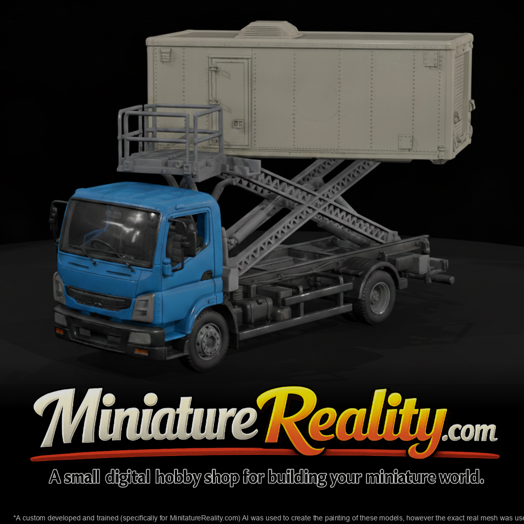 GSE Catering Truck miniature, three-quarter view