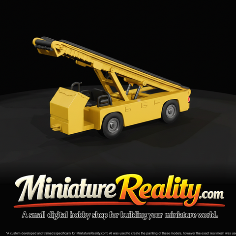 n airport luggage belt loader