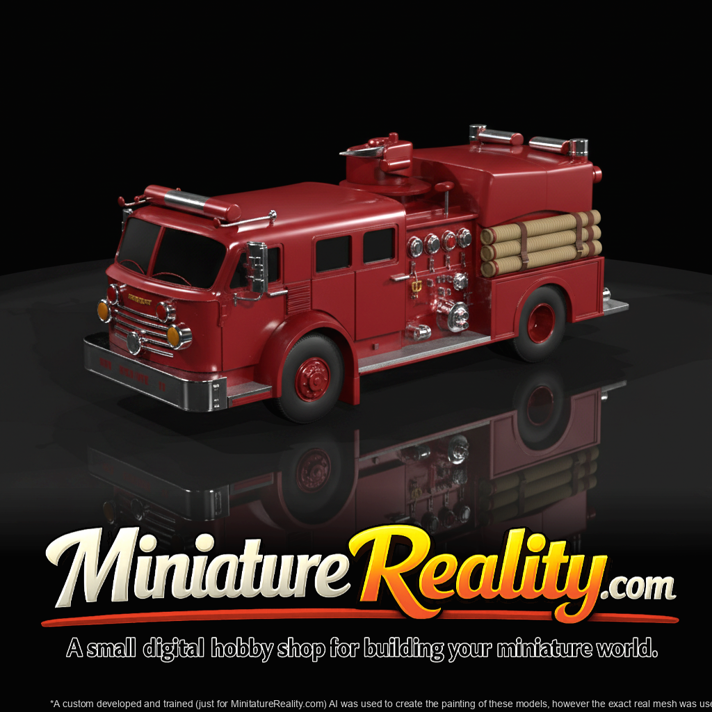 fire truck (miniature model)