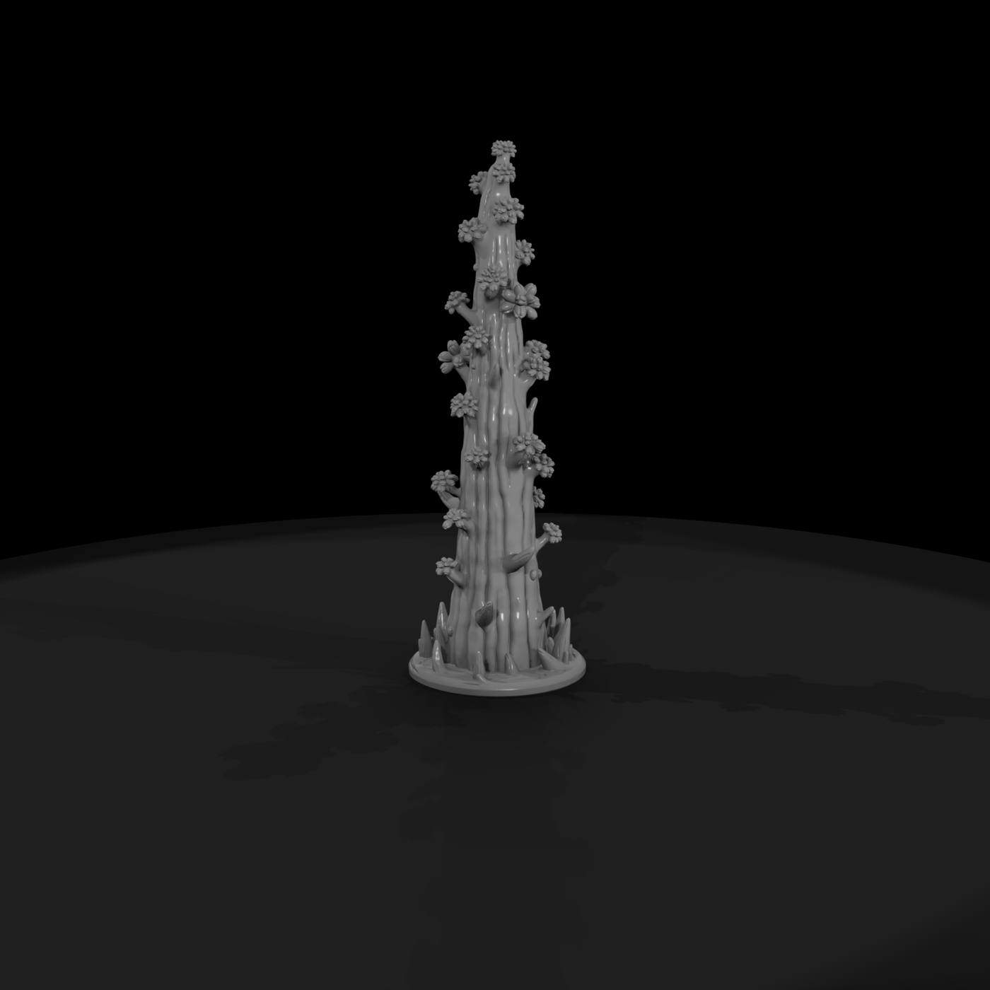 Alien Cactus Tower — Stylized Terrain
