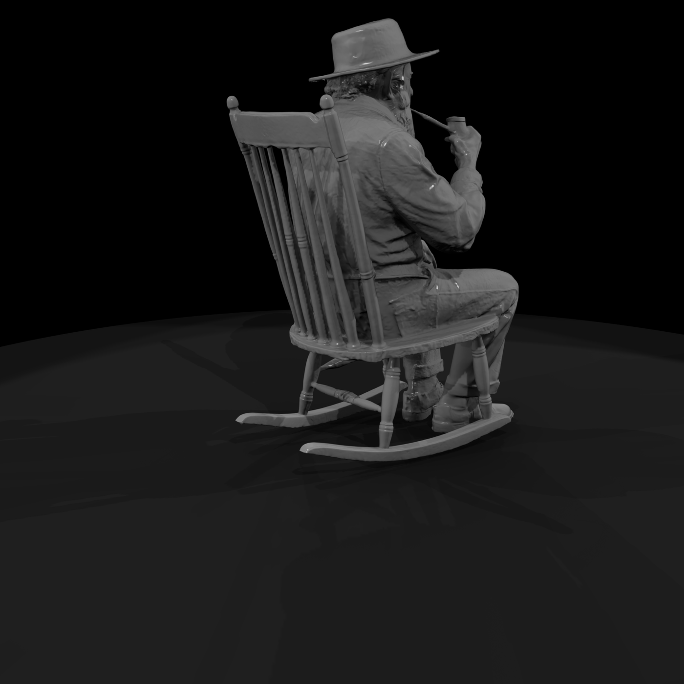 Amish amish pipe 3d mo