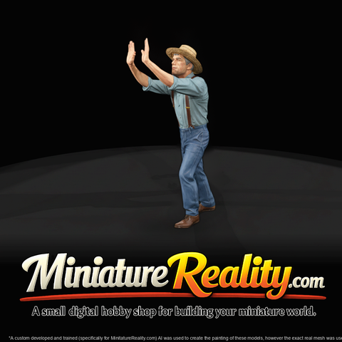 Amish Man (Pushing Pose)