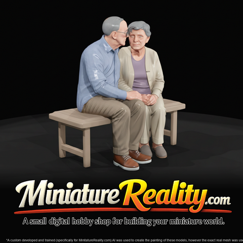 Animals At A Elderly Couple (contemporary)