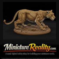 Lion Female miniature, three-quarter view — thumbnail 1