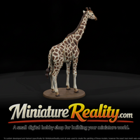 Giraffe Female miniature, three-quarter view — thumbnail 1