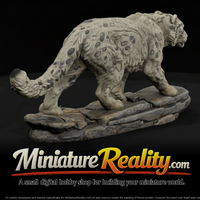 Snow Leopard Female miniature, three-quarter view — thumbnail 1