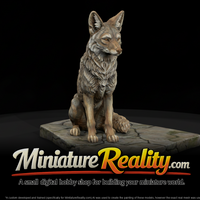 Coyote Female miniature, three-quarter view — thumbnail 1