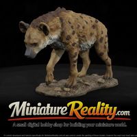 Spotted Hyena Male miniature, three-quarter view — thumbnail 1