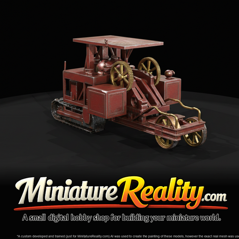 antique agricultural tractor 2