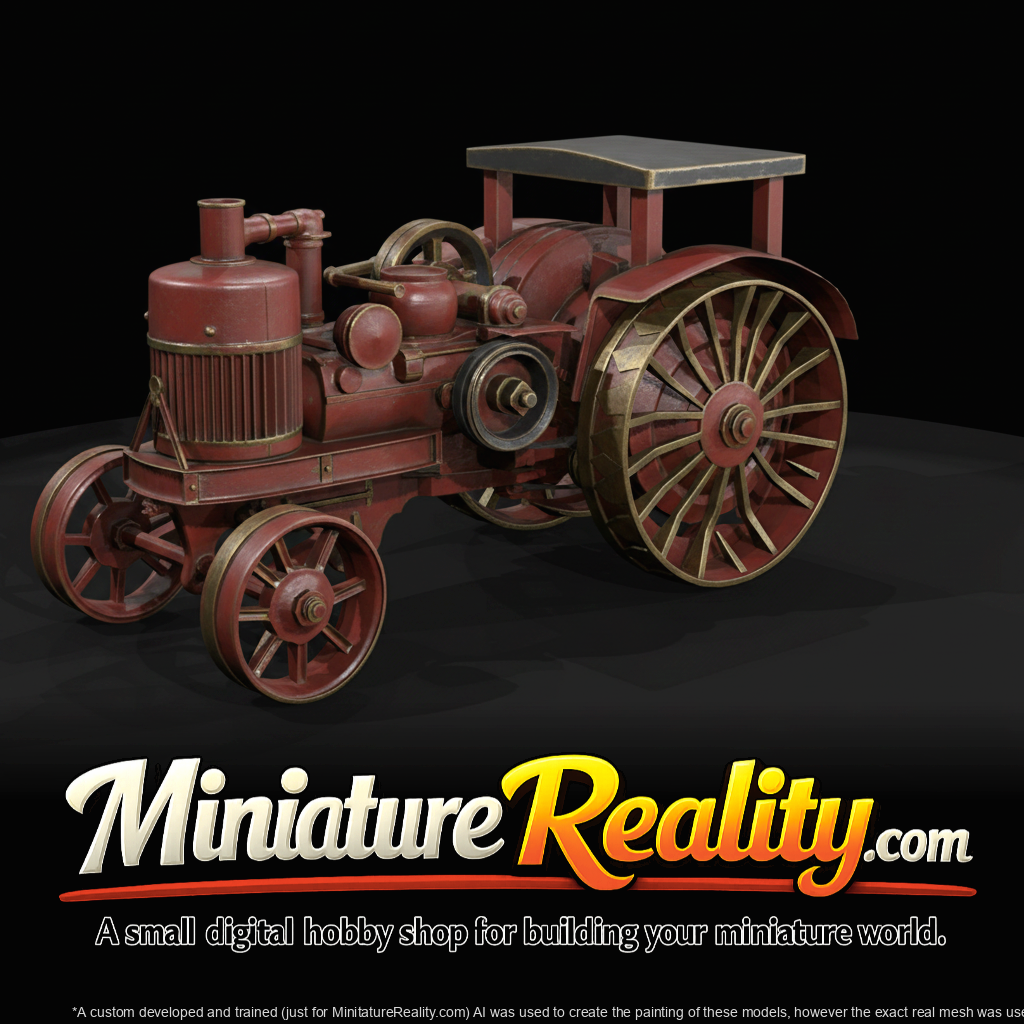 Antique Steam Tractor (1920s)