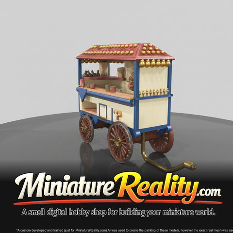 Antiquie Popcorn Cart (1900s)