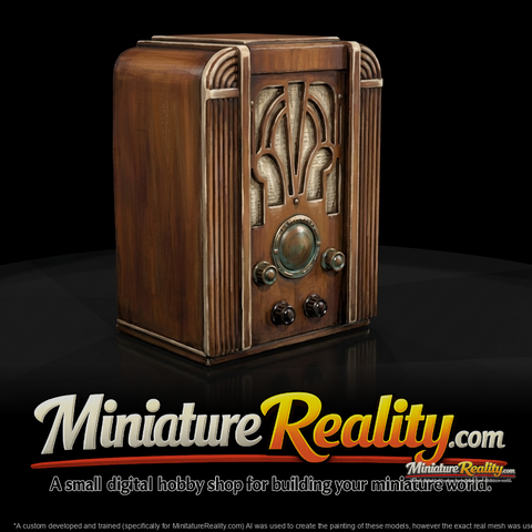 Art Deco Radio Cabinet