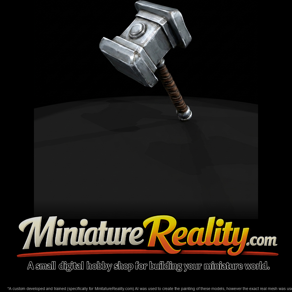 Stylized Fantasy War Hammer and Miniatures