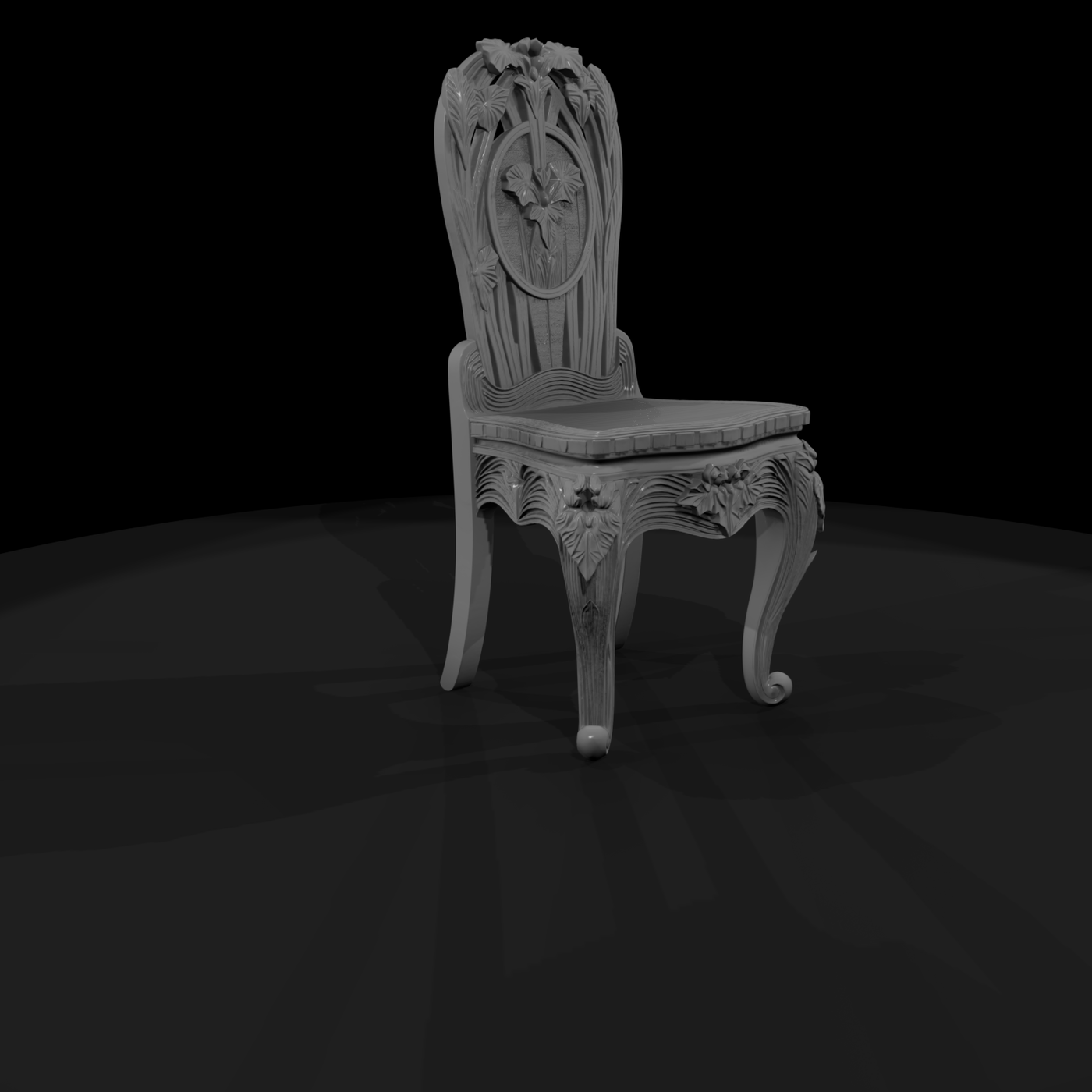 Art Nouveau Iris Dining Chair