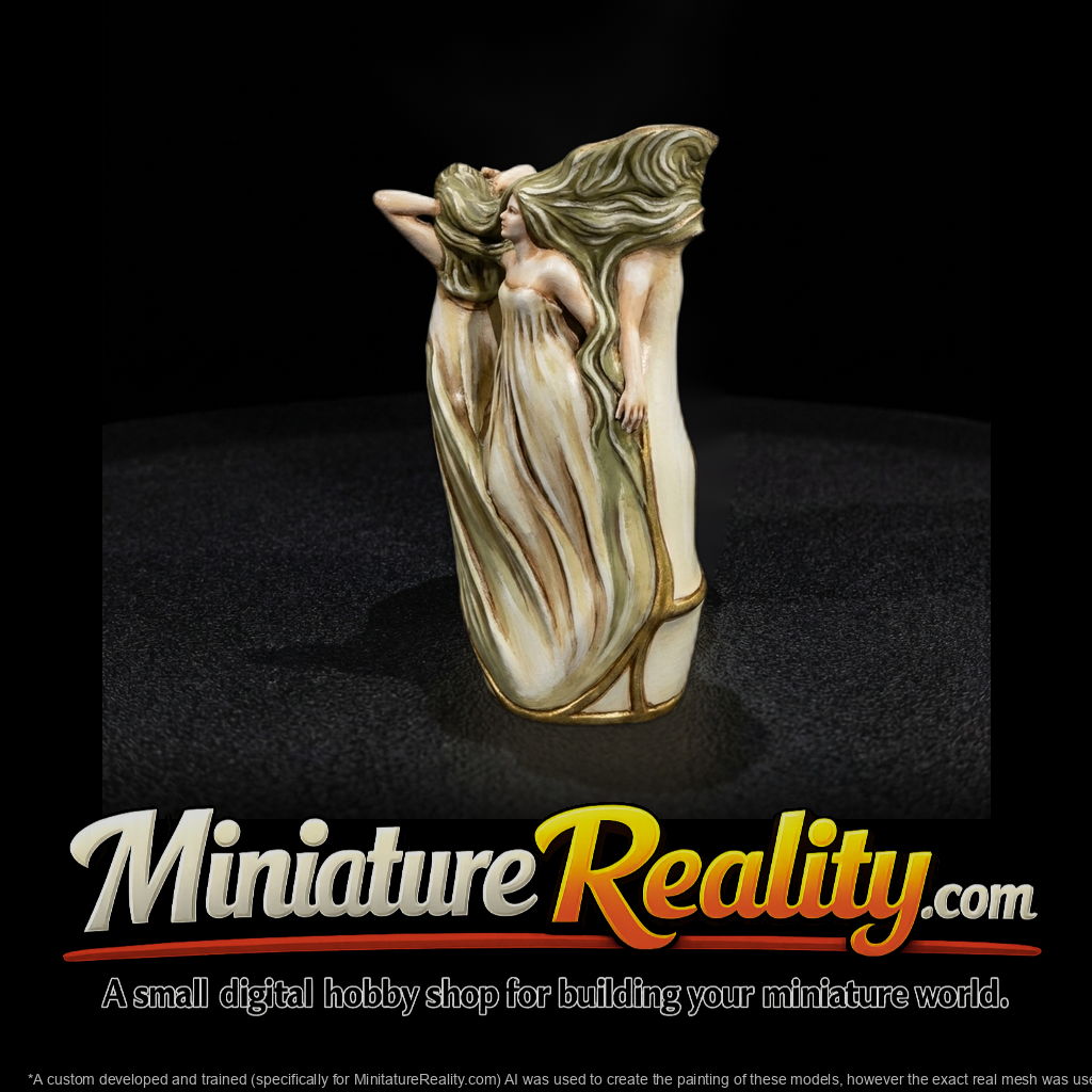 Art Nouveau Trio Vase