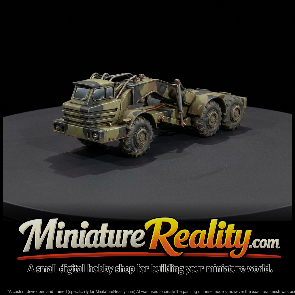 Articulated Heavy Military Truck