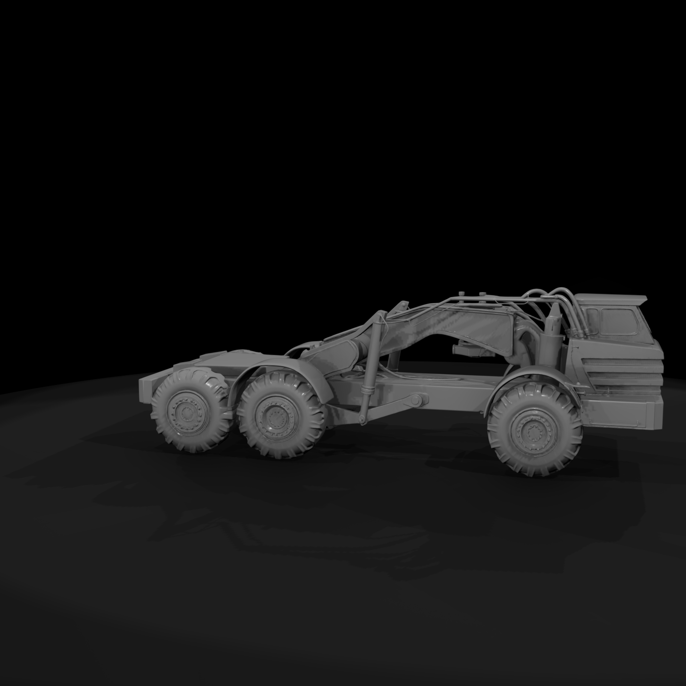 Articulated Heavy Military Truck