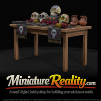 Artisan Craft Table miniature, three-quarter view — thumbnail 3
