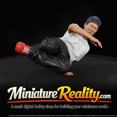 B-Boy Breakdancer Miniature (3D Printable) Breakdancer Miniature (3D Printable)
