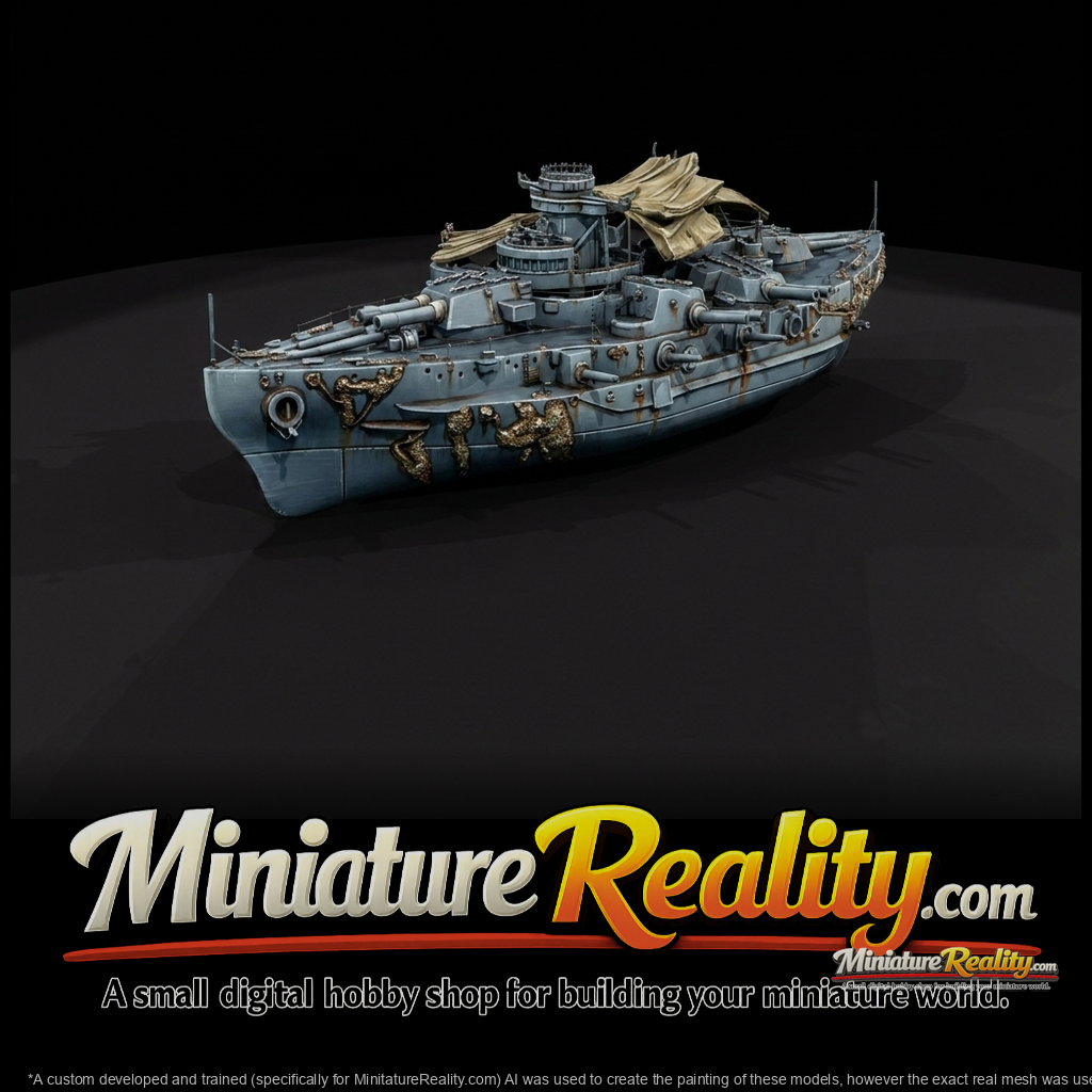Barnacle Covered Battleship Wreck