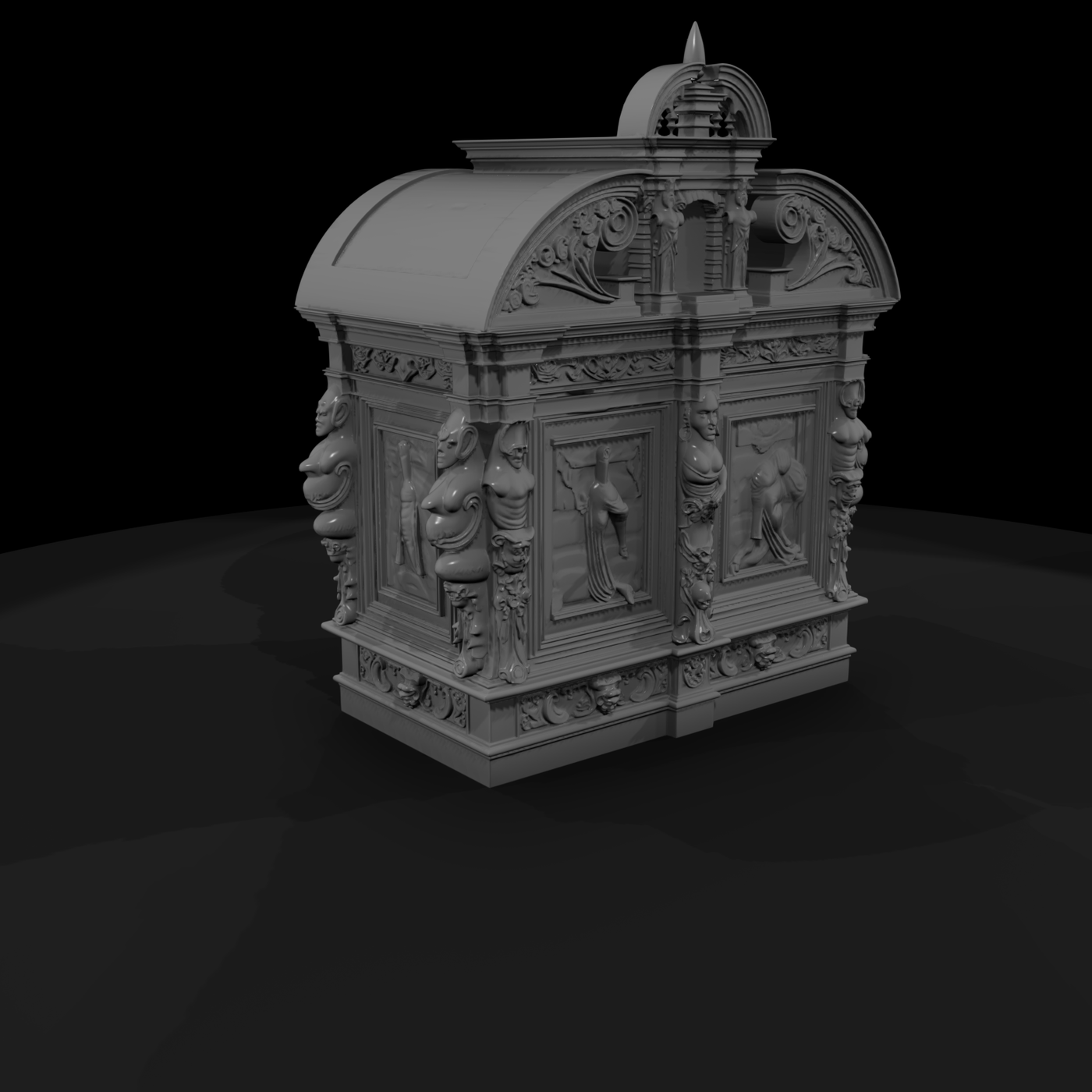 Baroque Carved Cabinet