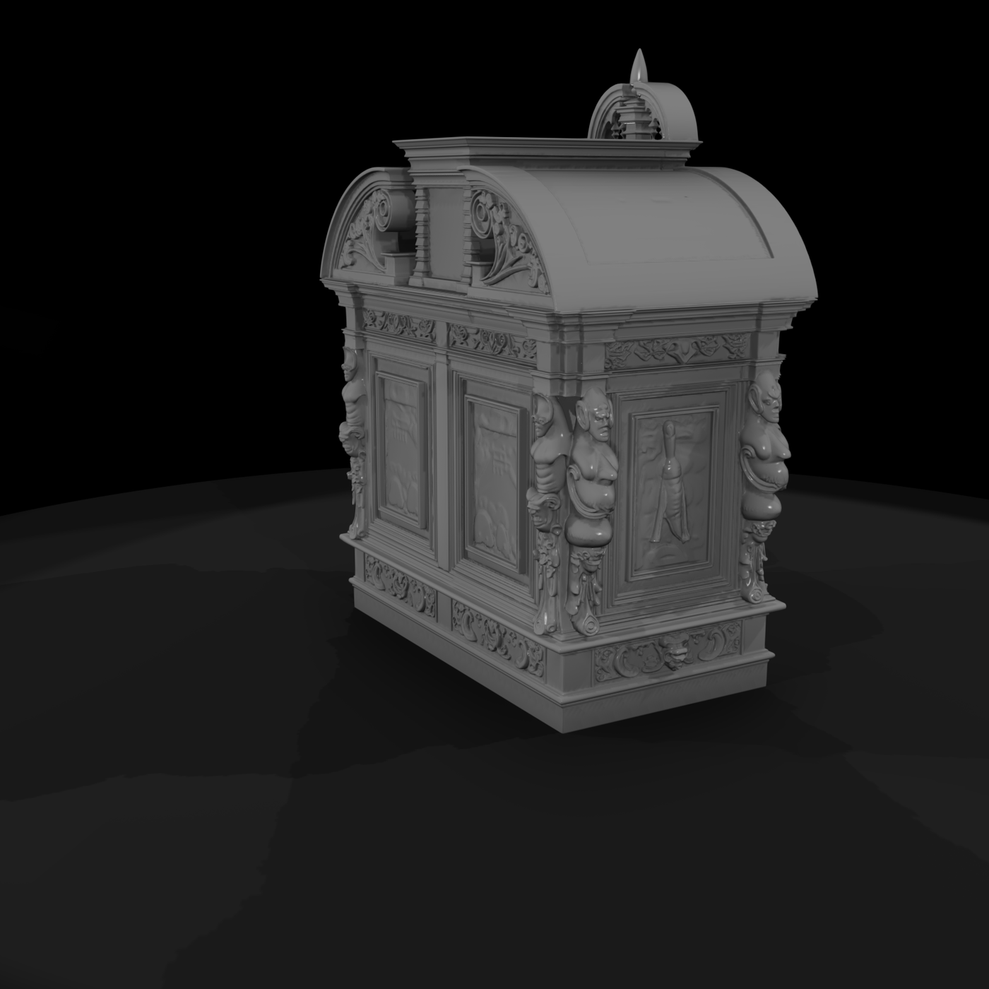 Baroque Carved Cabinet