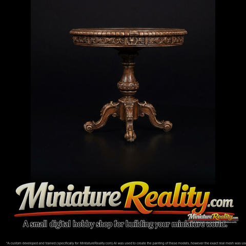 Baroque Carved Side Table