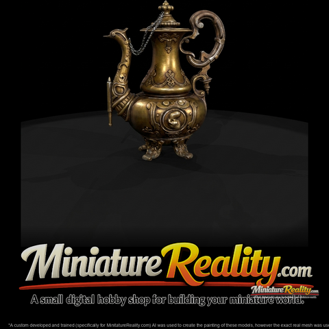 Baroque Ornate Teapot