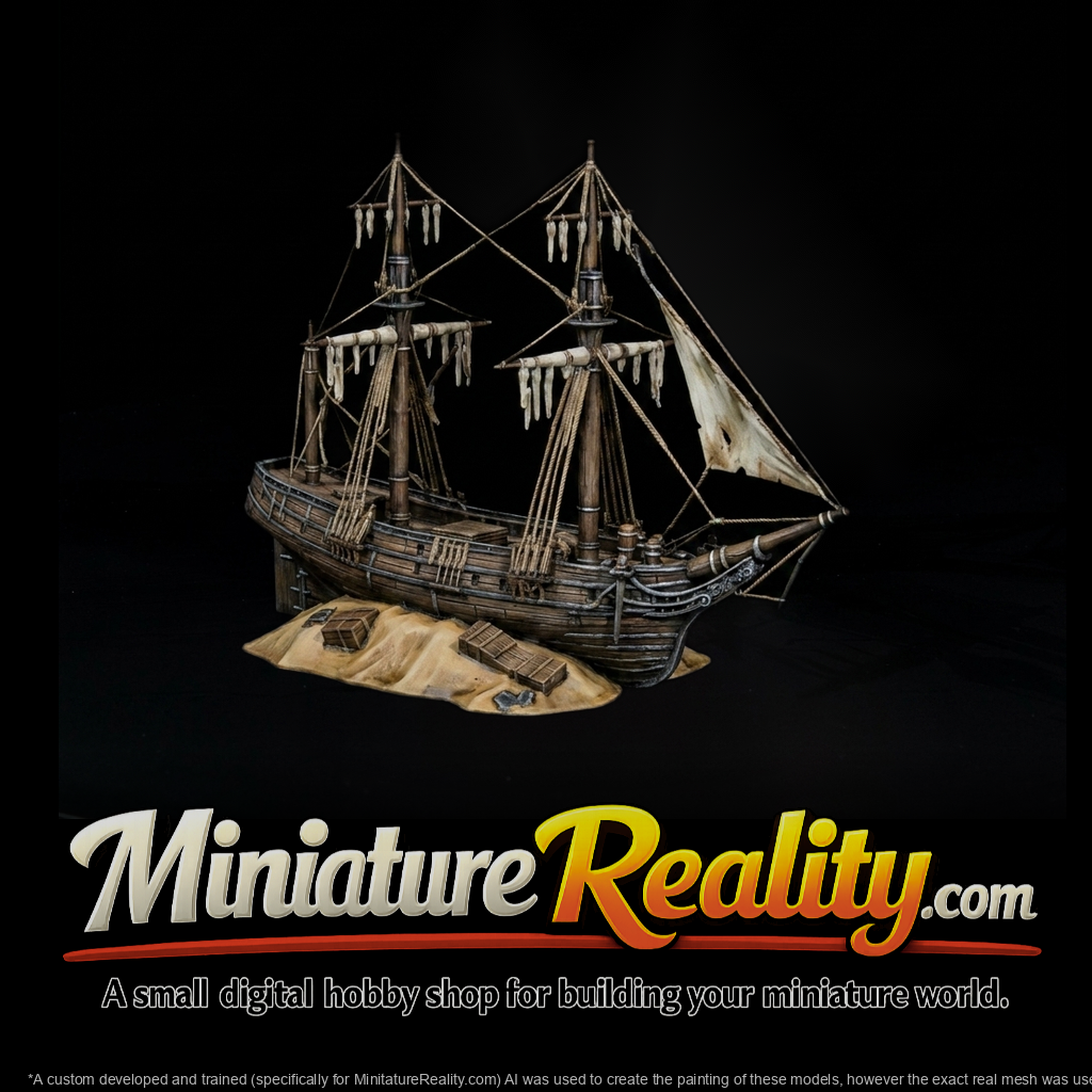 Beached Tall Shipwreck Focal (HO /