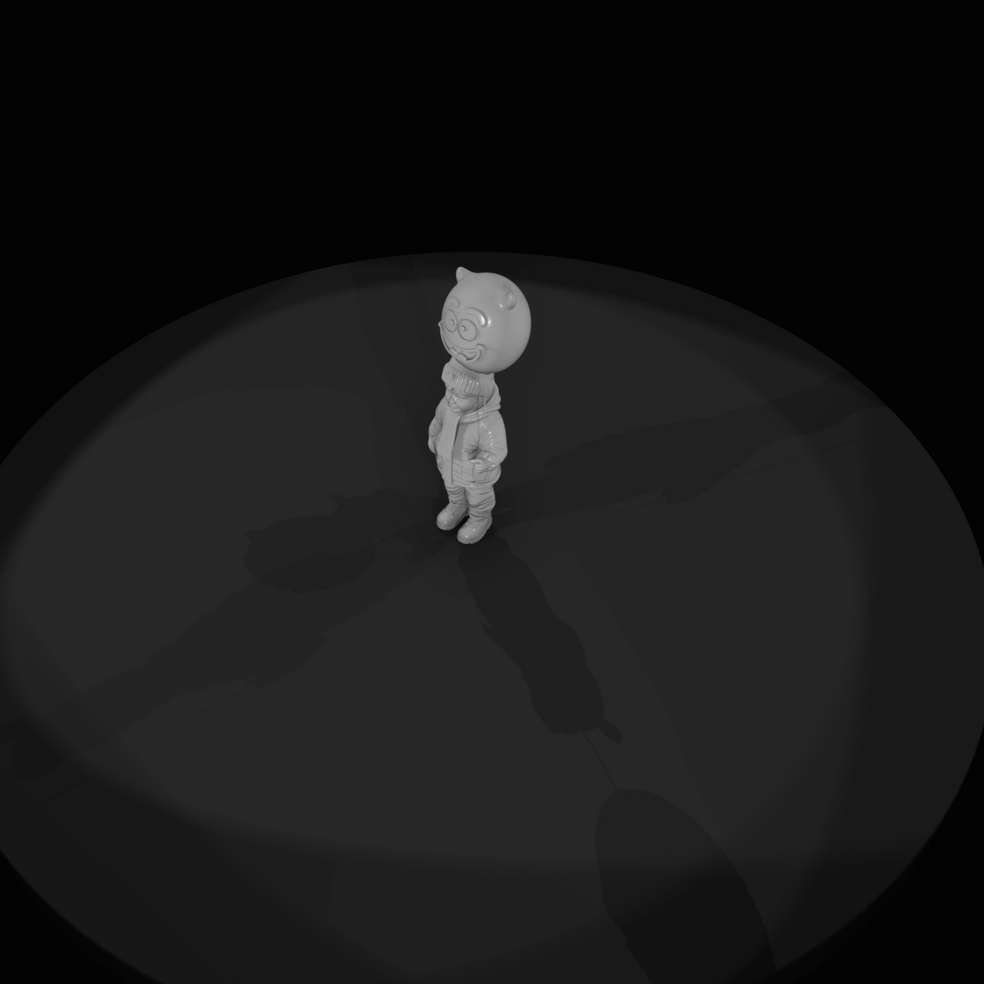 Black Friday Shopper Figure (estimated) — child with balloon