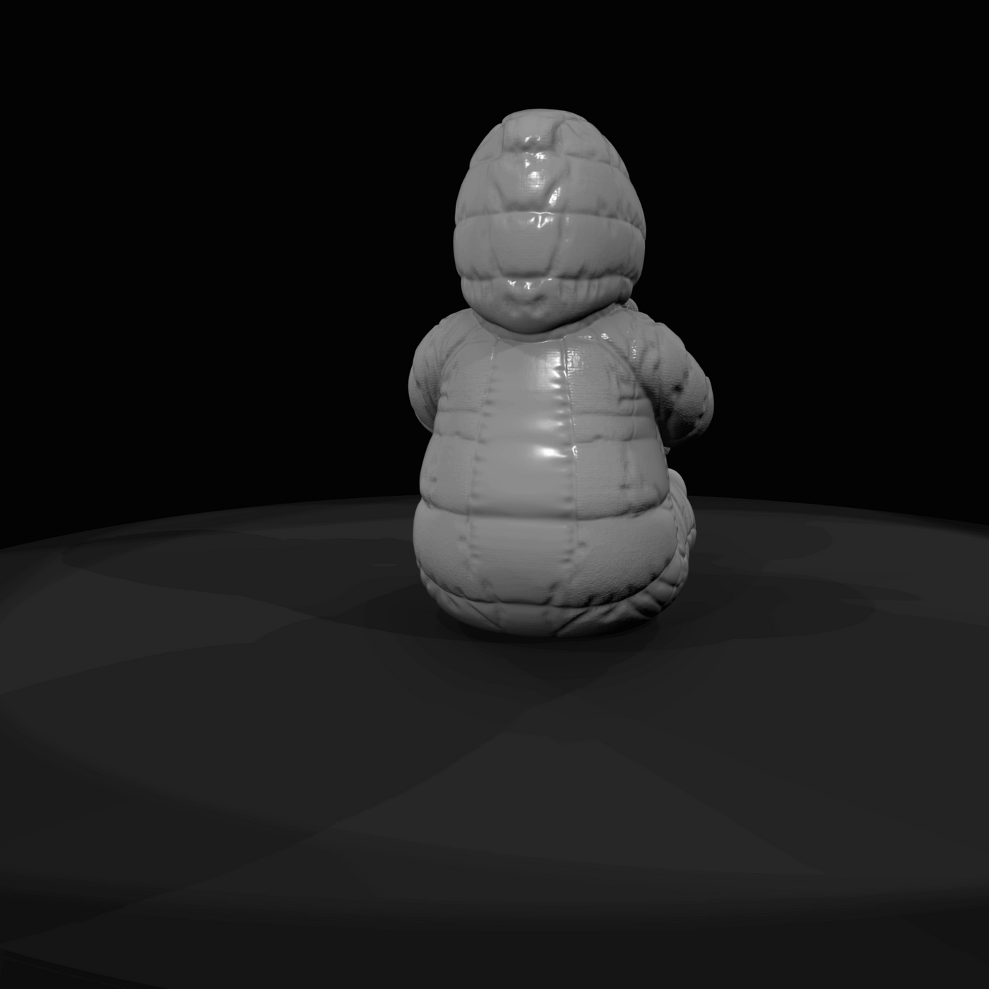 Black Friday Shopper Figure (estimated) — Child With Stuffed