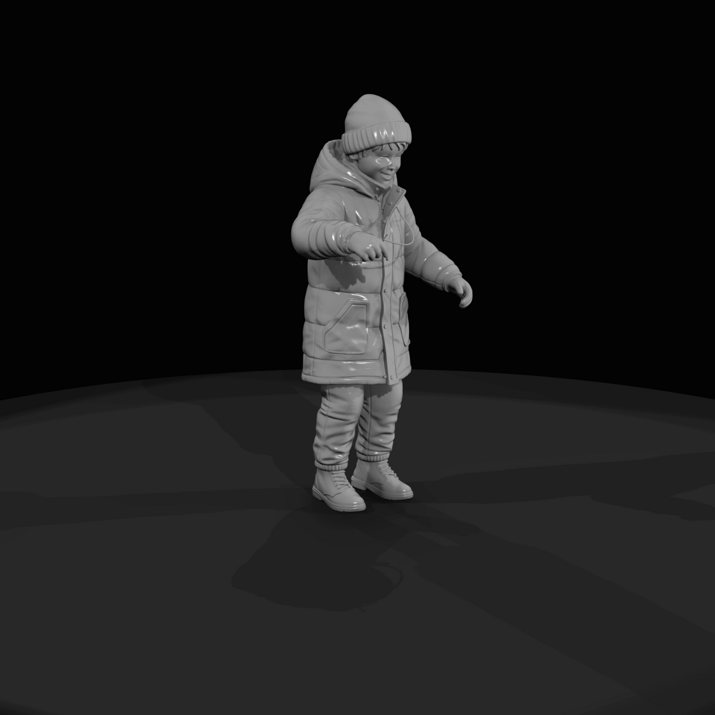 Black Friday Shopper Figure (estimated) — Child With Yo