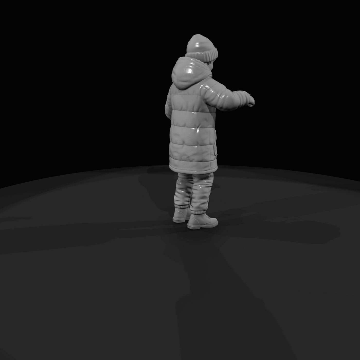 Black Friday Shopper Figure (estimated) — Child With Yo